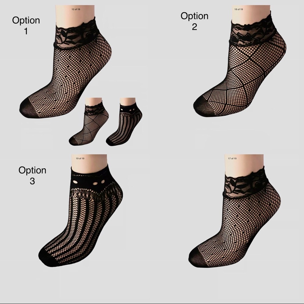 New Women’s Crystal Silk Lace Ankle Socks